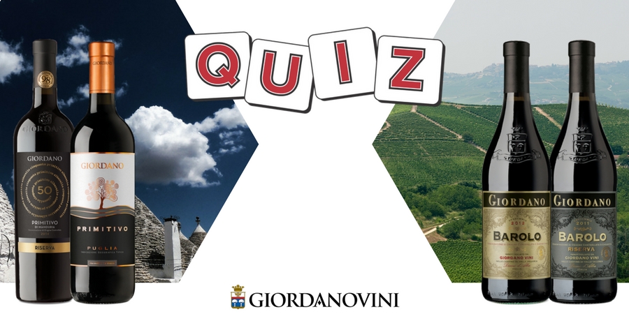 Quiz: Barolo e Primitivo di Manduria, due giganti del vino a confronto Quiz: Barolo e Primitivo di Manduria, due giganti del vino a confronto