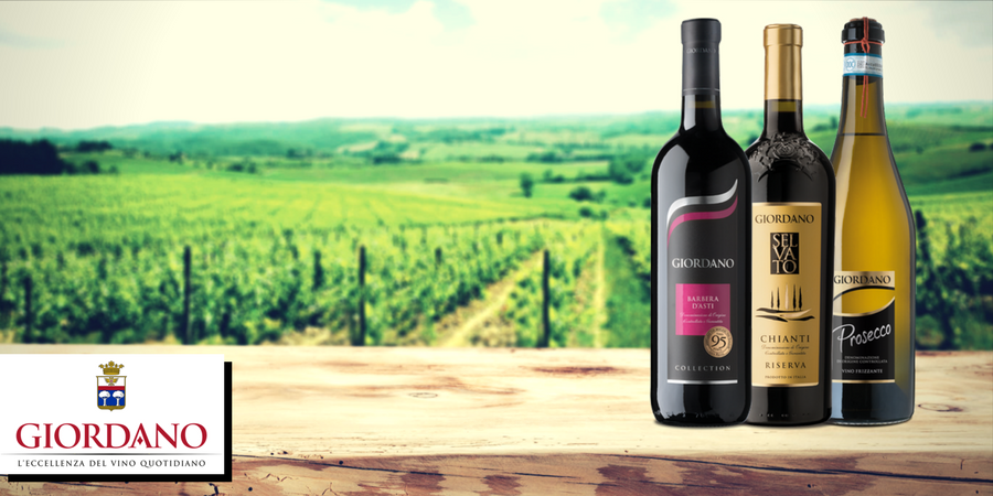 Barbera, Chianti e Prosecco: da Giordano Vini alla tua cantina! Barbera, Chianti e Prosecco: da Giordano Vini alla tua cantina!