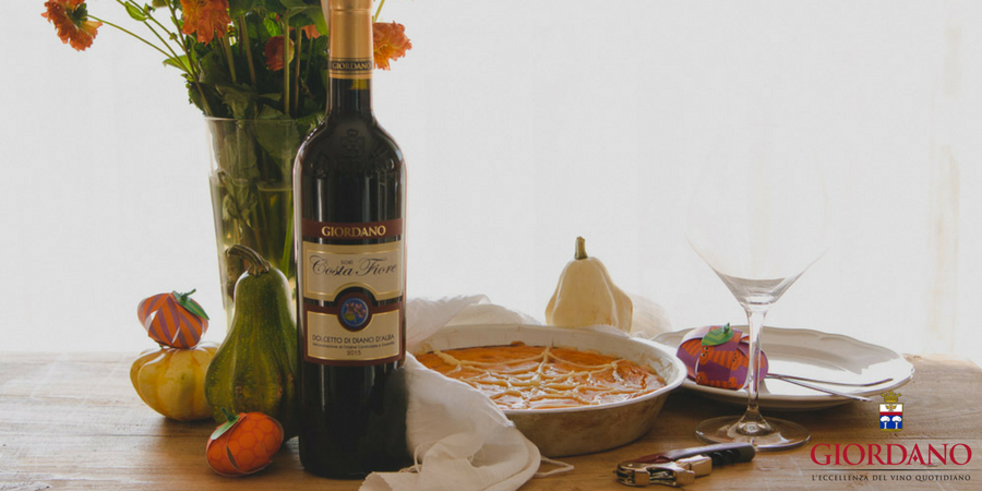 Torta di zucca e Dolcetto Costafiore Torta di zucca e Dolcetto Costafiore