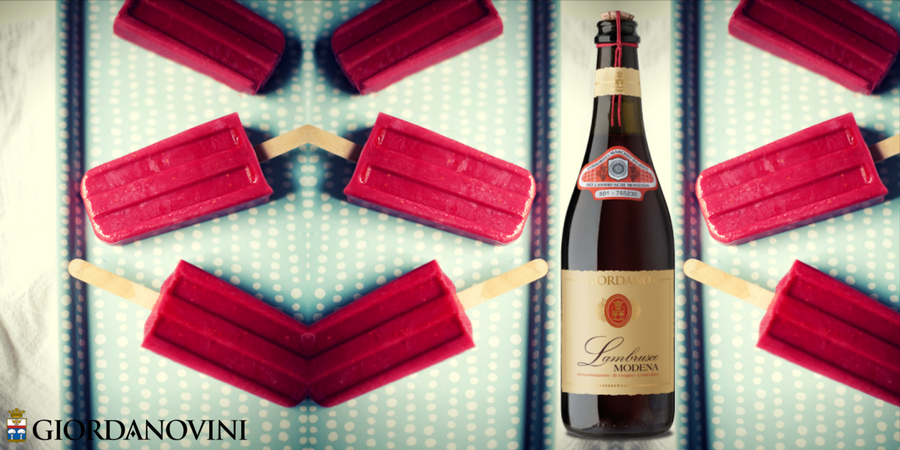 Ghiaccioli al lambrusco fatti in casa Ghiaccioli al lambrusco fatti in casa