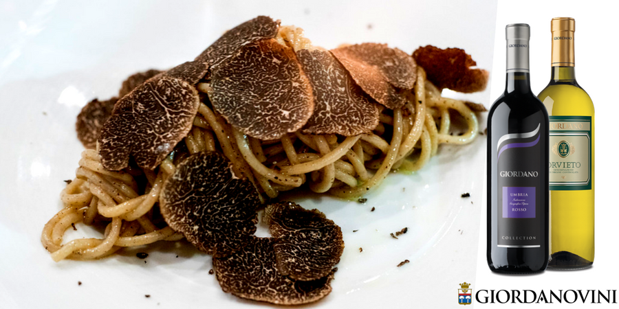 Strangozzi alla norcina con tartufo nero Strangozzi alla norcina con tartufo nero