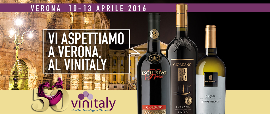 Giordano Vini partecipa a Vinitaly 2016 Giordano Vini partecipa a Vinitaly 2016
