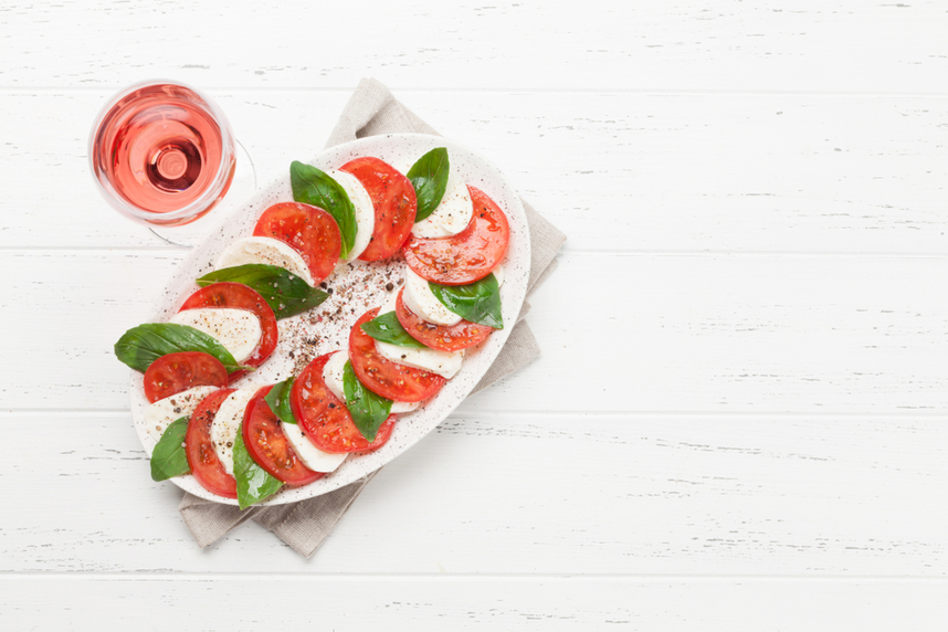vino e caprese abbinamenti